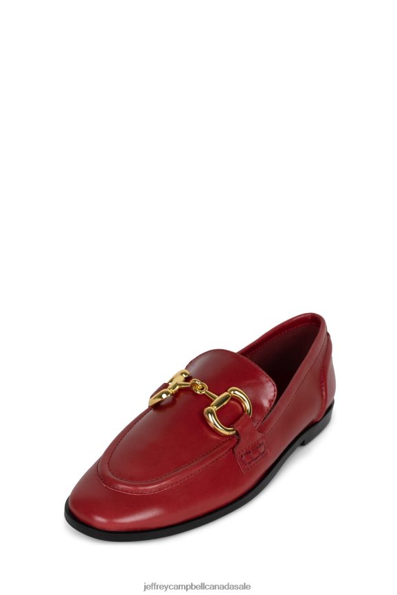 VELVITEEN Women Red Gold PLRNJH1774 Jeffrey Campbell Loafer & Oxford