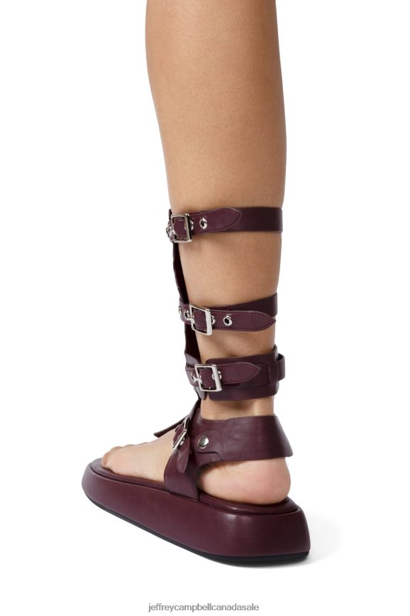 AMOZONIA Women Wine PLRNJH238 Jeffrey Campbell Sandals