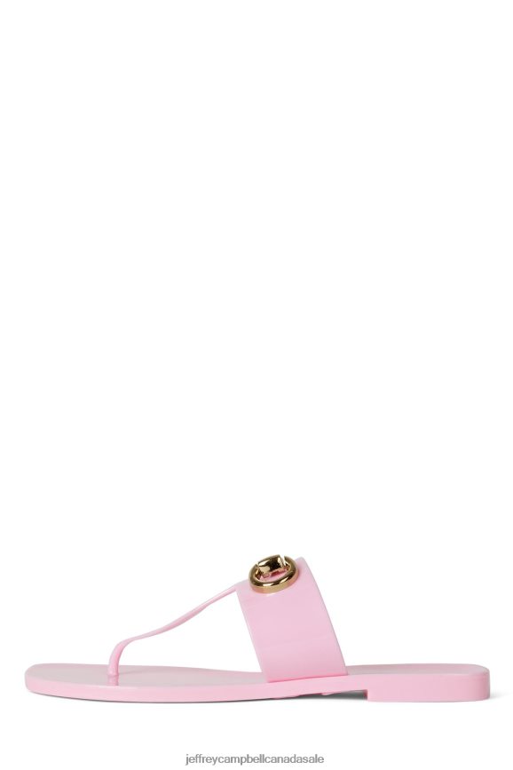 A-LIL-BIT Women Pink Shiny PLRNJH133 Jeffrey Campbell Sandals