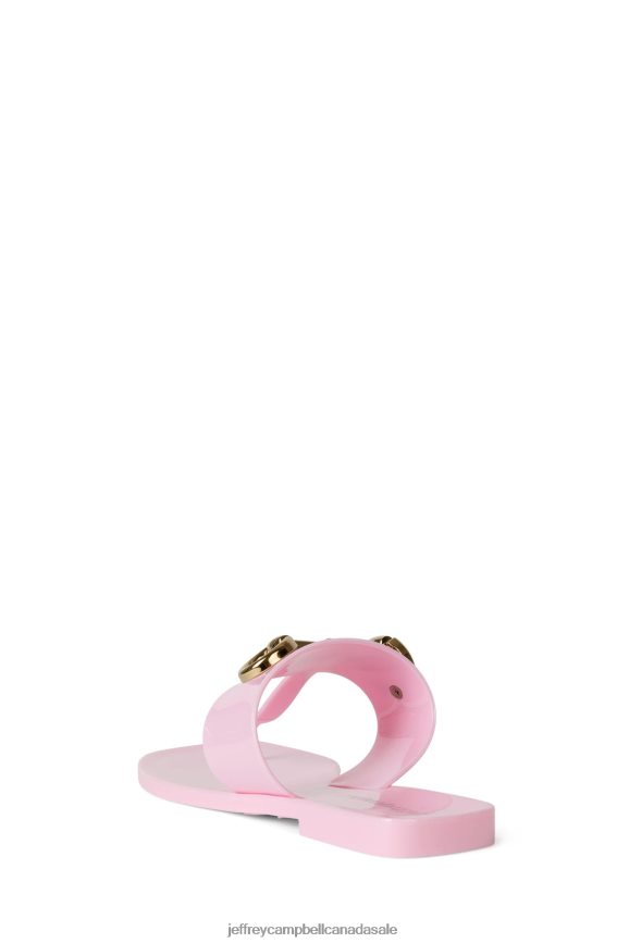 A-LIL-BIT Women Pink Shiny PLRNJH133 Jeffrey Campbell Sandals