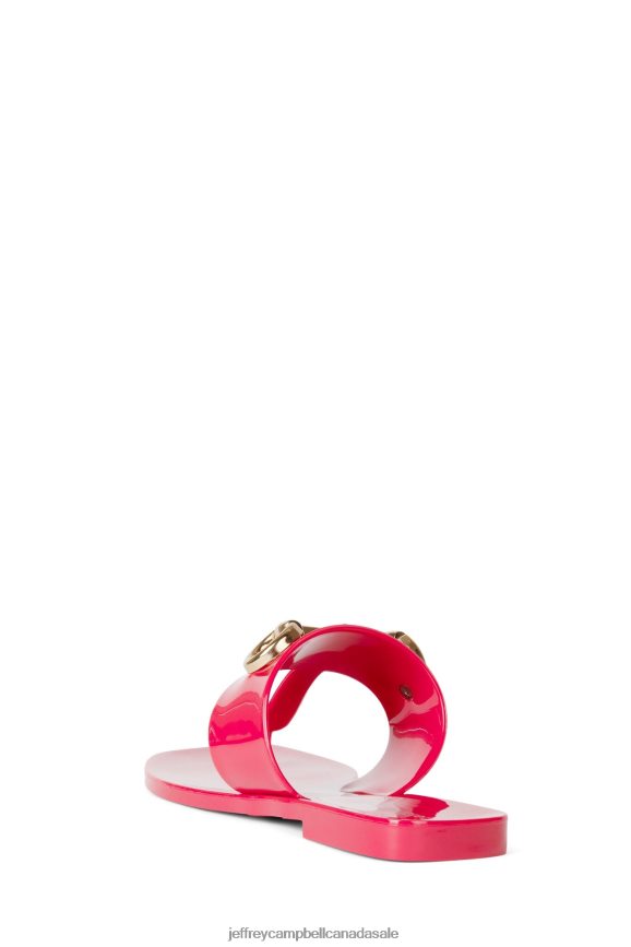 A-LIL-BIT Women Red Shiny PLRNJH138 Jeffrey Campbell Sandals