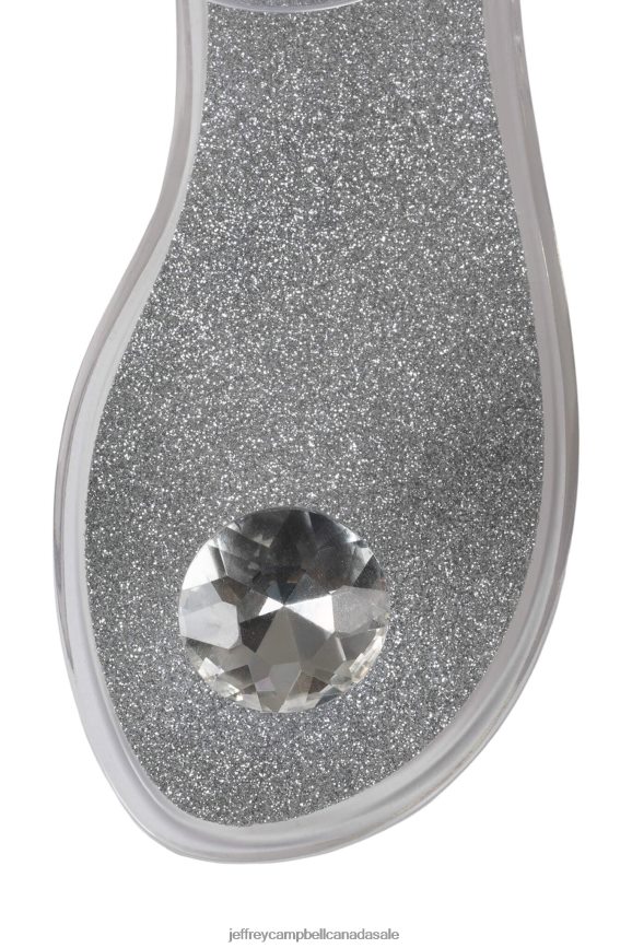 BEACH-GLOW Women Silver PLRNJH139 Jeffrey Campbell Sandals