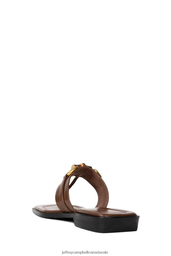 BORA-BORA Women Brown Gold PLRNJH1736 Jeffrey Campbell Sandals