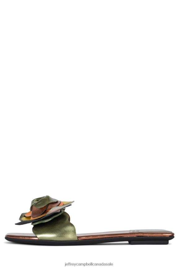 BOUQUET Women Green Bronze Multi PLRNJH1751 Jeffrey Campbell Sandals