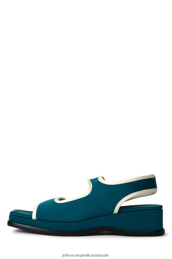 ENERGETIC Women Blue Ice Mesh PLRNJH29 Jeffrey Campbell Sandals