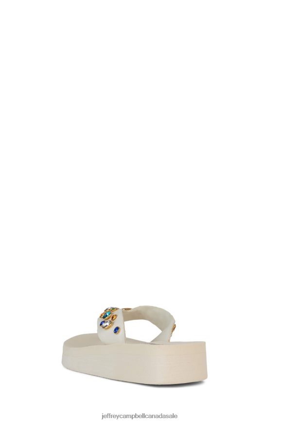 ICONICS Women Cream Multi PLRNJH170 Jeffrey Campbell Sandals
