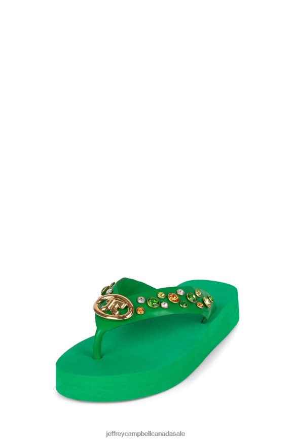 ICONICS Women Green Multi PLRNJH168 Jeffrey Campbell Sandals