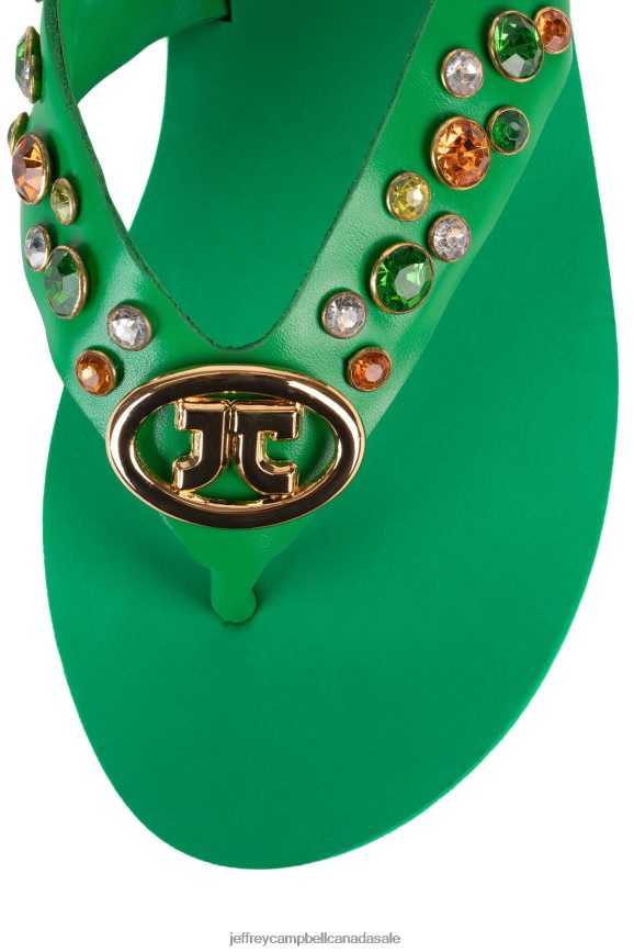 ICONICS Women Green Multi PLRNJH168 Jeffrey Campbell Sandals