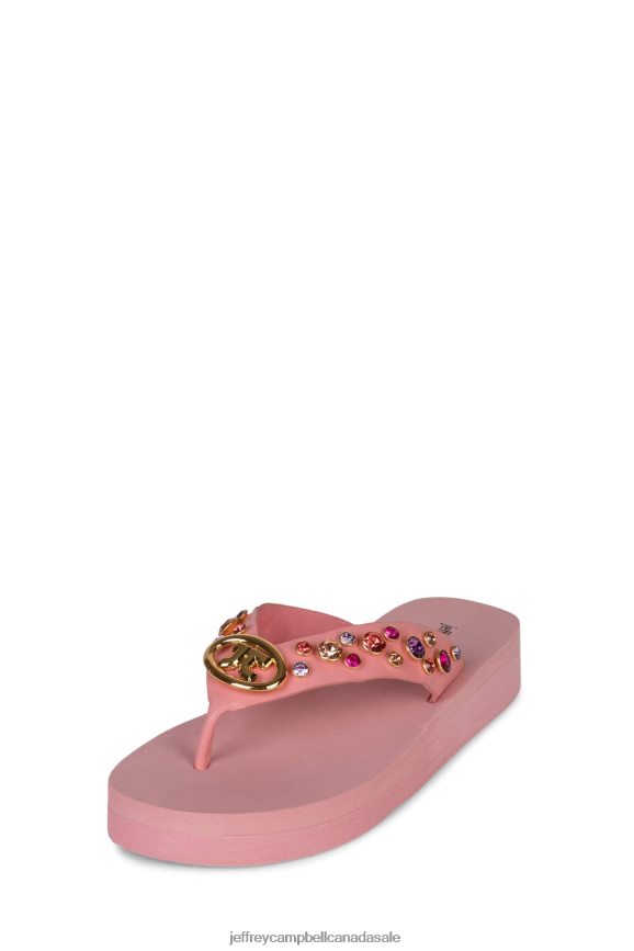 ICONICS Women Pink Multi PLRNJH164 Jeffrey Campbell Sandals