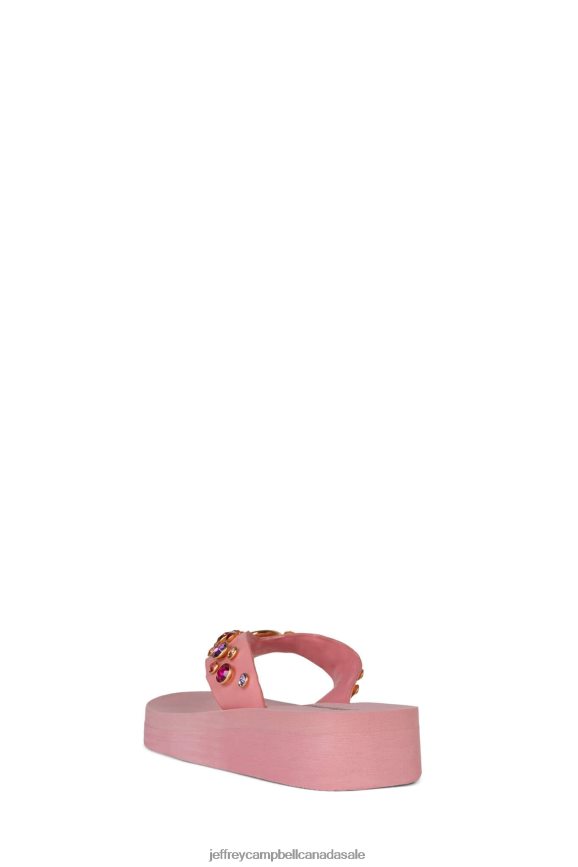 ICONICS Women Pink Multi PLRNJH164 Jeffrey Campbell Sandals