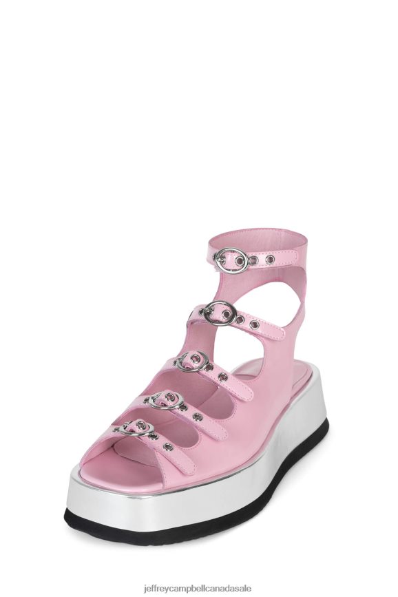INFRARED Women Pink Box Silver PLRNJH221 Jeffrey Campbell Sandals