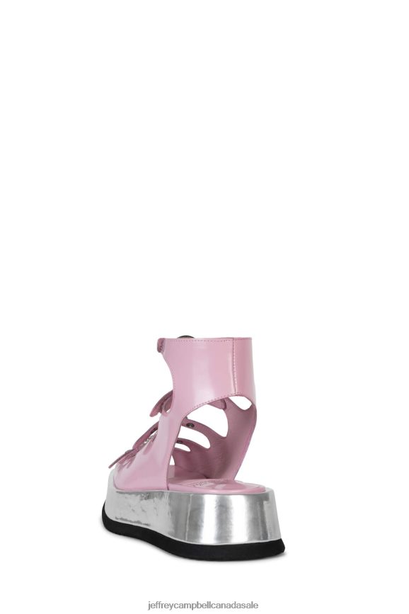 INFRARED Women Pink Box Silver PLRNJH221 Jeffrey Campbell Sandals
