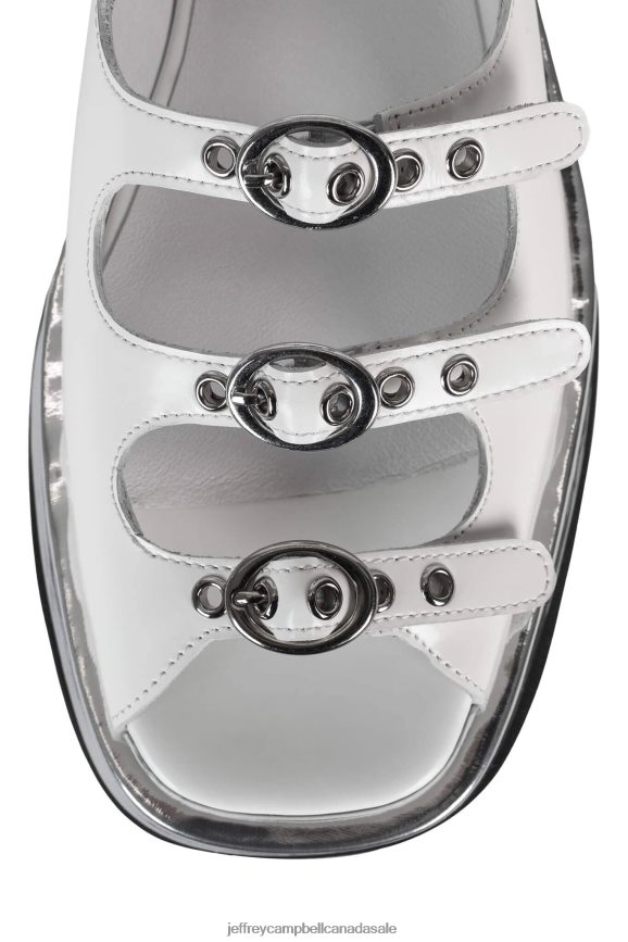 INFRARED Women White Box Silver PLRNJH222 Jeffrey Campbell Sandals