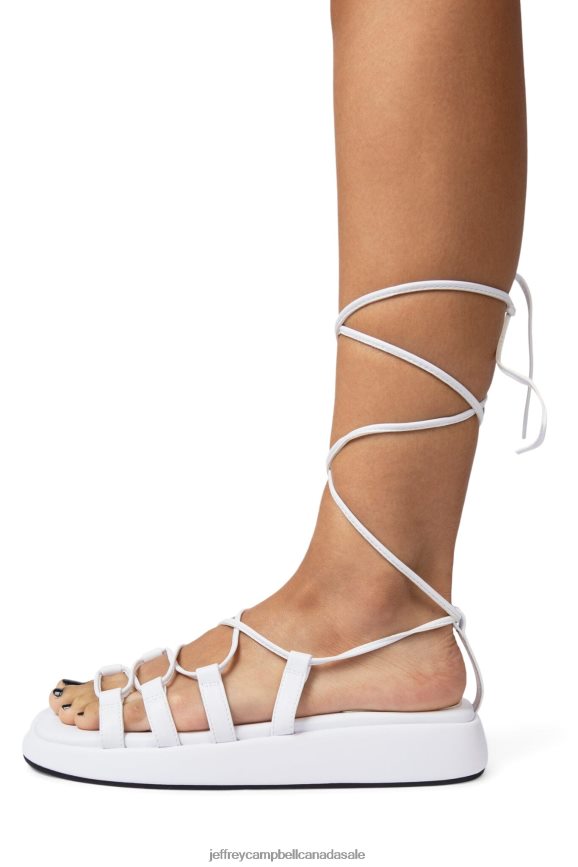 INNOVATE Women White PLRNJH236 Jeffrey Campbell Sandals