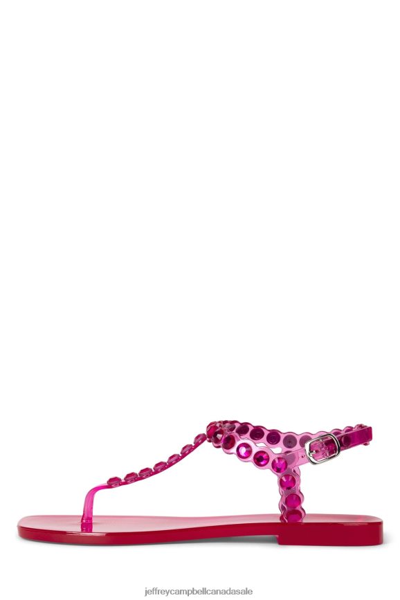 JEMMIN Women Fuchsia Shiny PLRNJH161 Jeffrey Campbell Sandals
