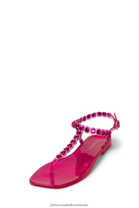 JEMMIN Women Fuchsia Shiny PLRNJH161 Jeffrey Campbell Sandals