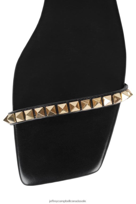 LUXOR Women Black Gold Combo PLRNJH1741 Jeffrey Campbell Sandals