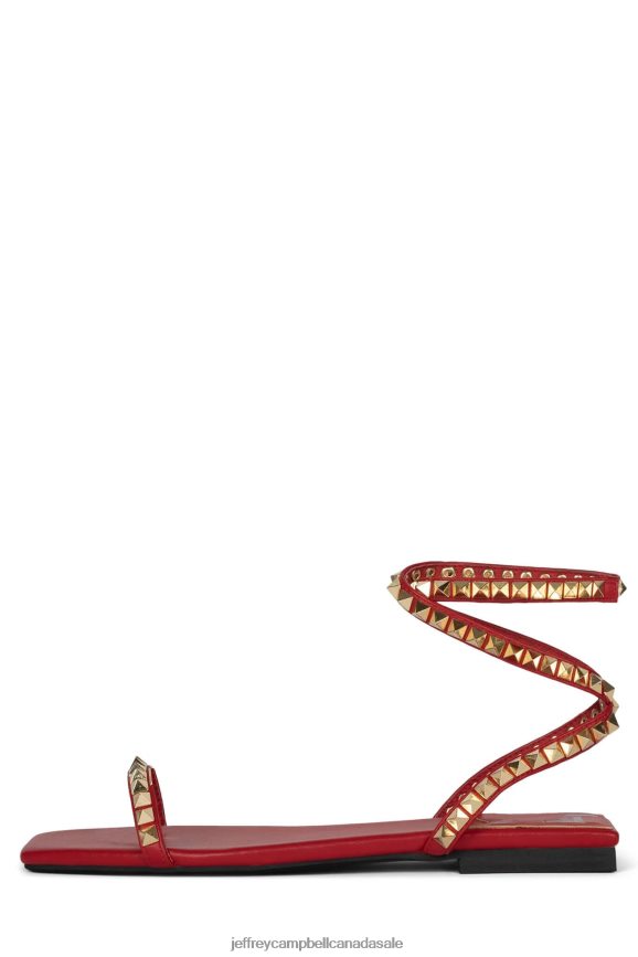 LUXOR Women Red Gold PLRNJH1739 Jeffrey Campbell Sandals