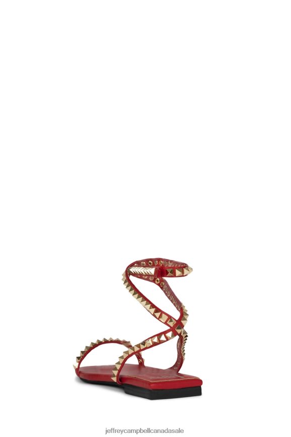 LUXOR Women Red Gold PLRNJH1739 Jeffrey Campbell Sandals