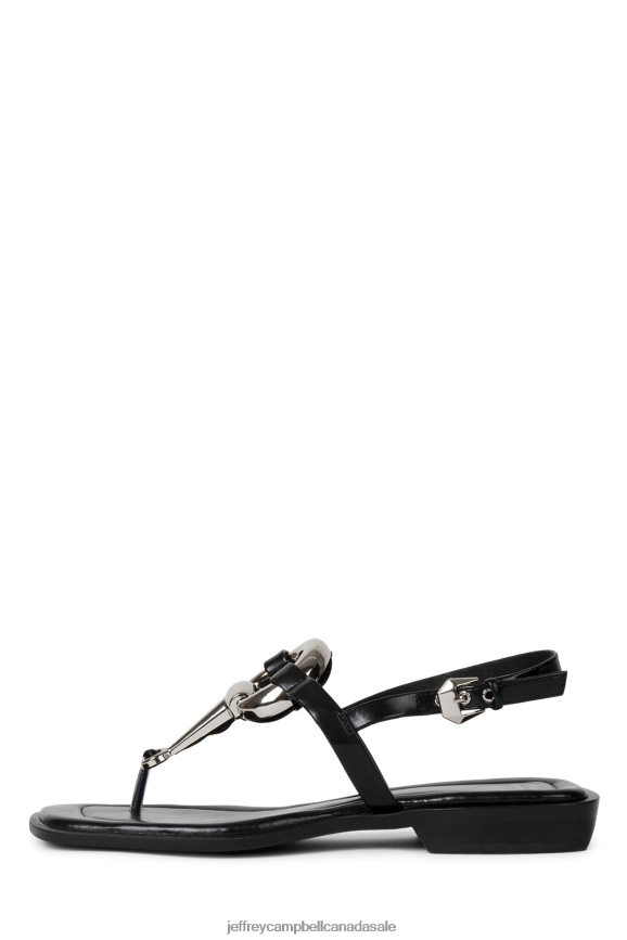 MATALA Women Black Silver PLRNJH101 Jeffrey Campbell Sandals