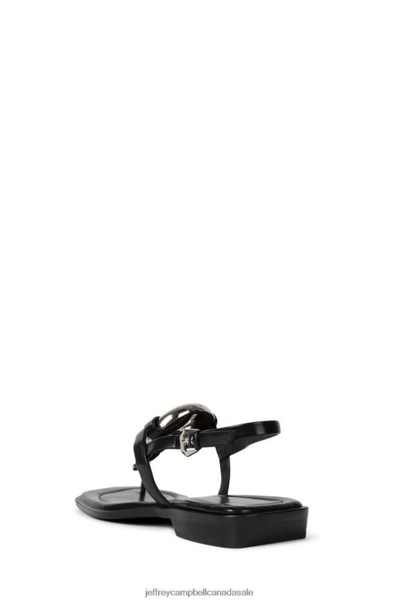 MATALA Women Black Silver PLRNJH101 Jeffrey Campbell Sandals