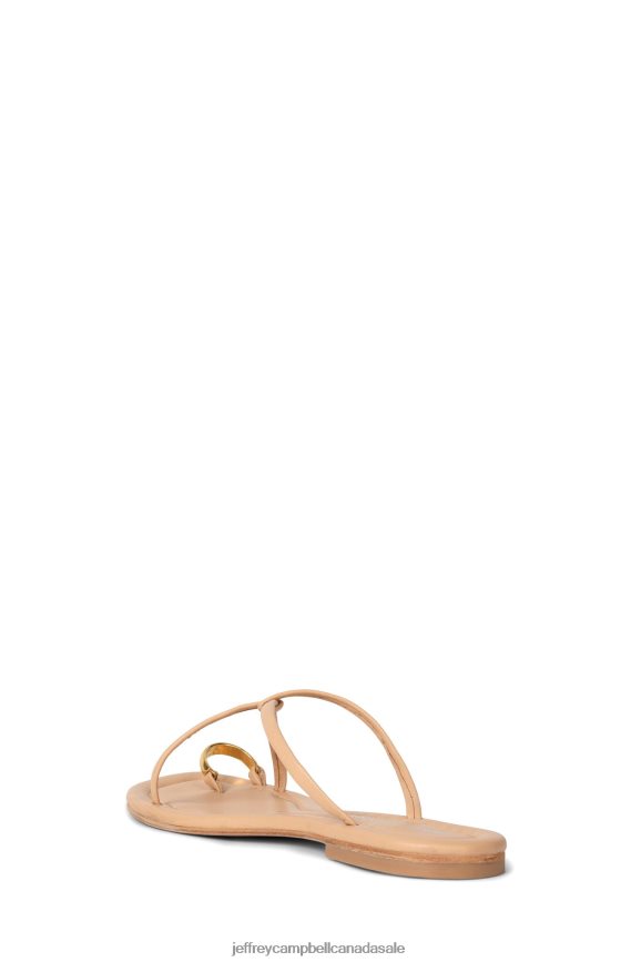 PACIFICO Women Beige Gold PLRNJH100 Jeffrey Campbell Sandals