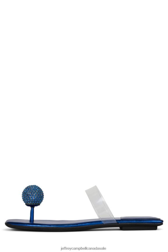 REFINED Women Blue Clear PLRNJH1745 Jeffrey Campbell Sandals