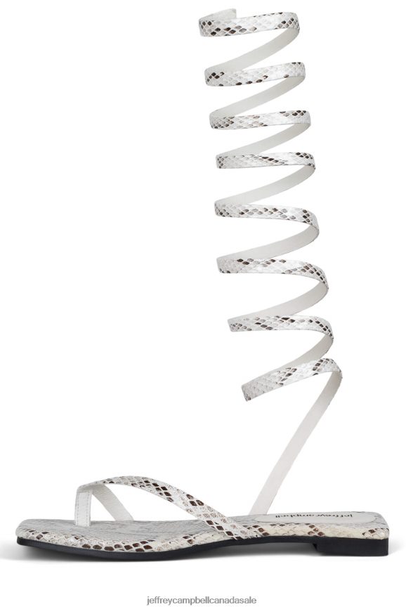 SLINKY Women Natural Snake Combo PLRNJH1761 Jeffrey Campbell Sandals