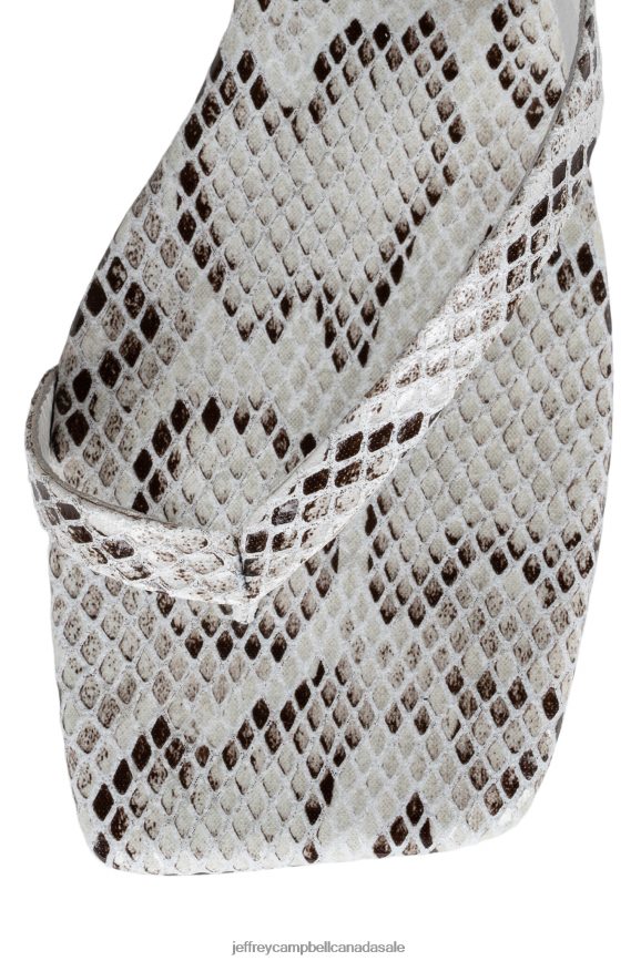 SLINKY Women Natural Snake Combo PLRNJH1761 Jeffrey Campbell Sandals