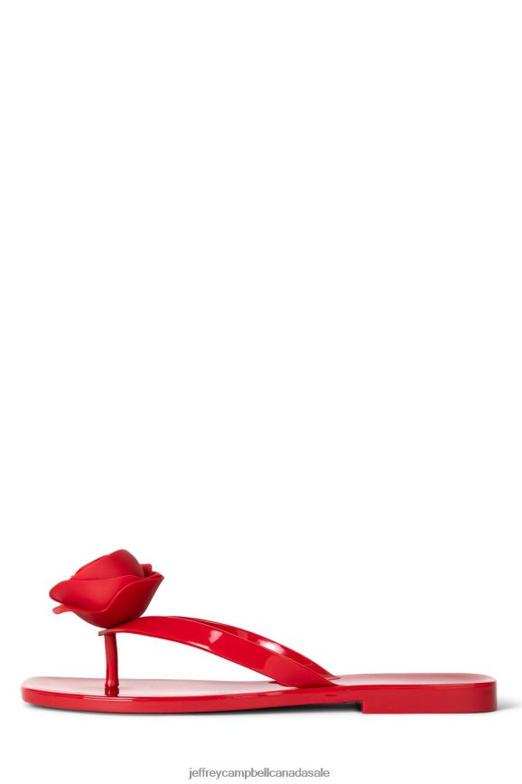 SO-SWEET Women Red Shiny PLRNJH159 Jeffrey Campbell Sandals