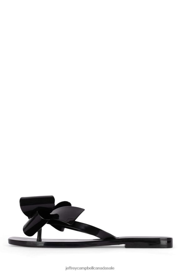 SUGARY Women Black Shiny PLRNJH152 Jeffrey Campbell Sandals