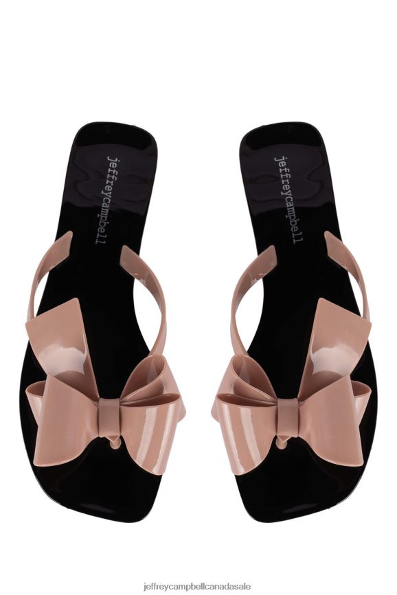 SUGARY Women Blush Shiny Black Shiny PLRNJH153 Jeffrey Campbell Sandals