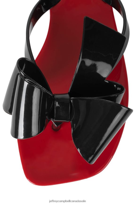 SUGARY Women Red Shiny Black Shiny PLRNJH154 Jeffrey Campbell Sandals