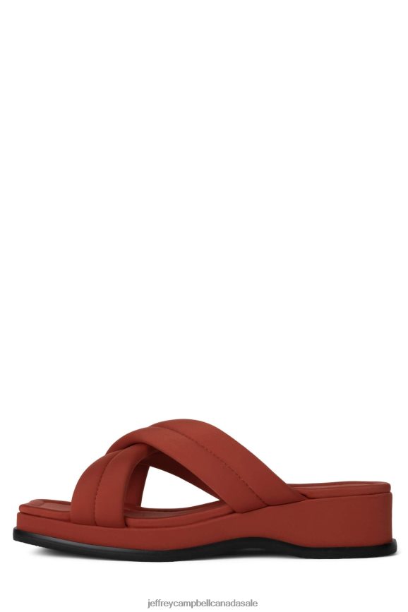 SUN-SATION Women Red Neoprene PLRNJH22 Jeffrey Campbell Sandals