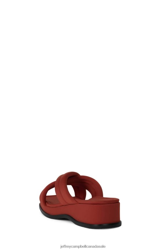 SUN-SATION Women Red Neoprene PLRNJH22 Jeffrey Campbell Sandals