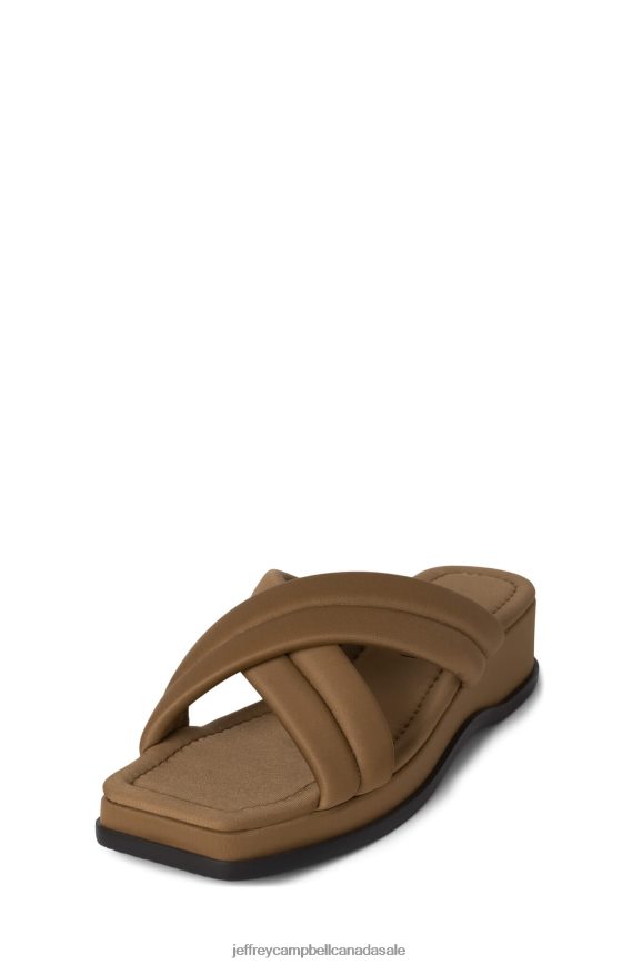 SUN-SATION Women Tan Neoprene PLRNJH21 Jeffrey Campbell Sandals