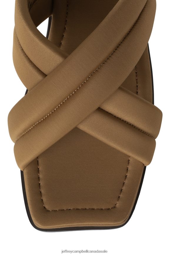 SUN-SATION Women Tan Neoprene PLRNJH21 Jeffrey Campbell Sandals