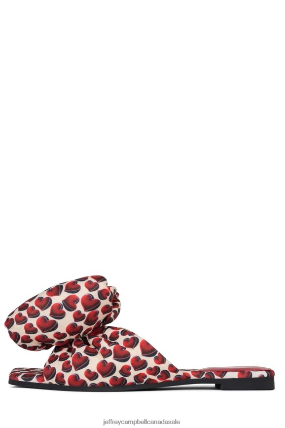 SWEETIE-2 Women Red Hearts PLRNJH1763 Jeffrey Campbell Sandals
