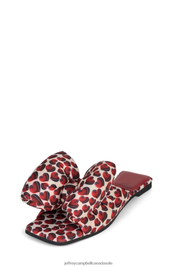 SWEETIE-2 Women Red Hearts PLRNJH1763 Jeffrey Campbell Sandals