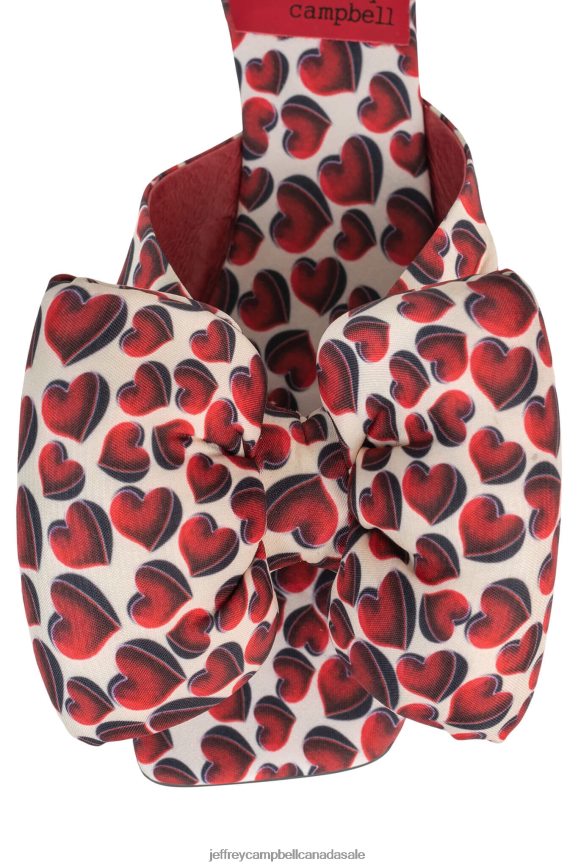 SWEETIE-2 Women Red Hearts PLRNJH1763 Jeffrey Campbell Sandals