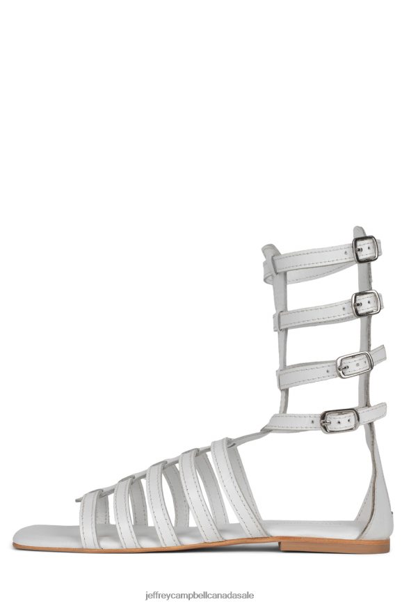 TOP-2 Women White PLRNJH240 Jeffrey Campbell Sandals
