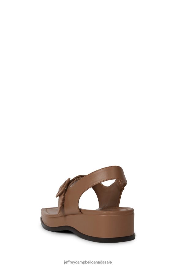VANDERBILT Women Light Brown PLRNJH27 Jeffrey Campbell Sandals