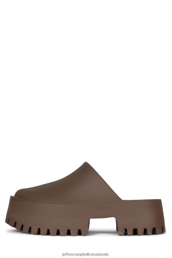 CLOGGE Women Brown PLRNJH1686 Jeffrey Campbell Heeled Mule