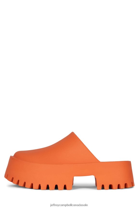 CLOGGE Women Orange PLRNJH1691 Jeffrey Campbell Heeled Mule