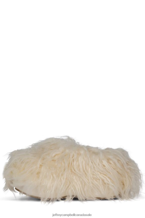 CLOGGIN-F Women Ivory PLRNJH1732 Jeffrey Campbell Heeled Mule