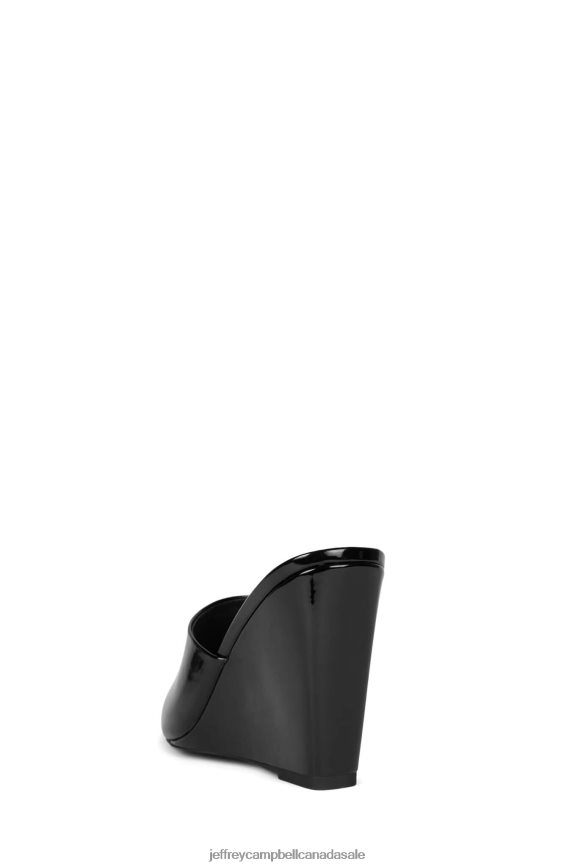 COLLETTA Women Black Patent PLRNJH1652 Jeffrey Campbell Heeled Mule
