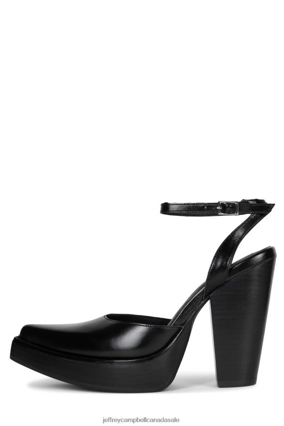 DISTURBIA Women Black PLRNJH95 Jeffrey Campbell Heeled Mule