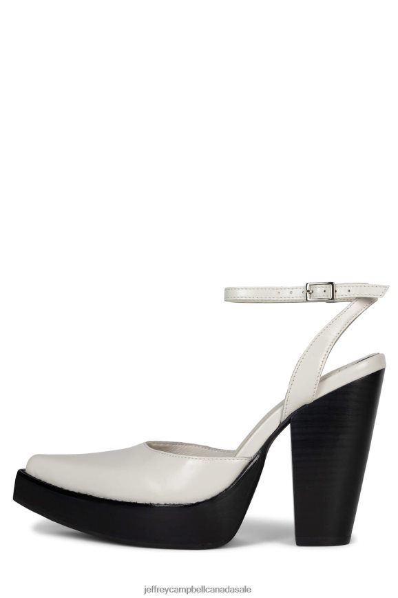 DISTURBIA Women Ivory PLRNJH93 Jeffrey Campbell Heeled Mule