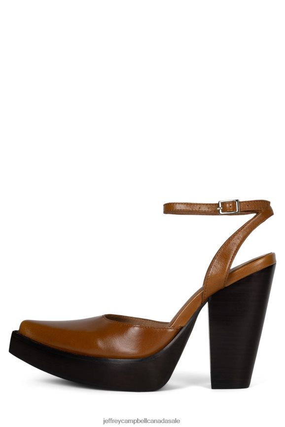 DISTURBIA Women Tan PLRNJH94 Jeffrey Campbell Heeled Mule
