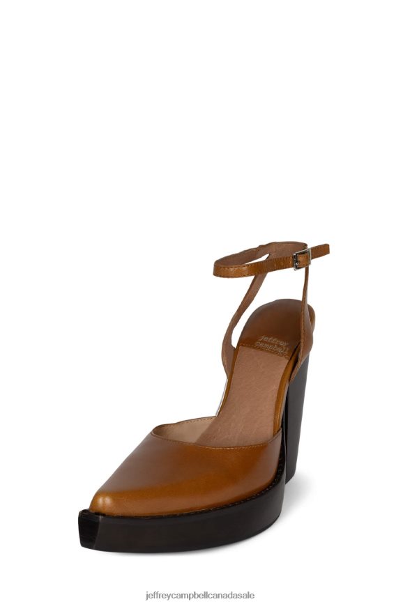 DISTURBIA Women Tan PLRNJH94 Jeffrey Campbell Heeled Mule
